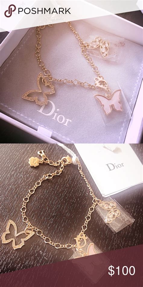 christian dior butterfly bracelet|christian dior bracelet for sale.